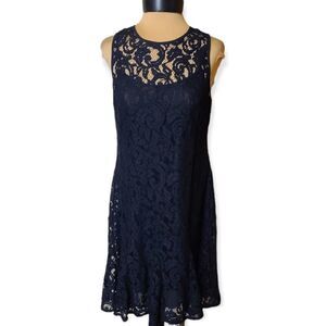 Michael Michael Kors Navy Lace Dress Size 4